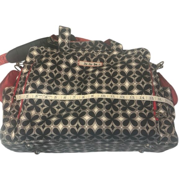 JuJuBe Be Prepared Diaper Bag Crimson Kaleidoscope Rare Floral Large - Picture 4 of 16